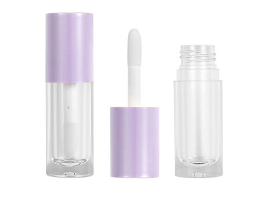 6ml plastic Pink Custom Private Label Lip Glaze Tube Packaging Lip Gloss Tube