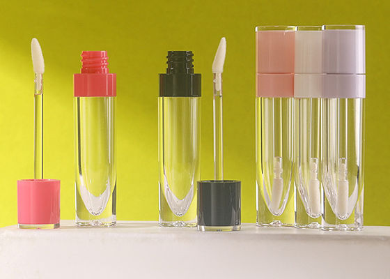 Clear 6ml Lip Gloss Bottle Cosmetic Lipgloss Wand Tube Container