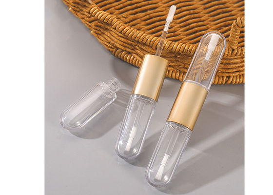 Double headed 4ml clear Lip Gloss Empty Lipgloss Tubes for new deign