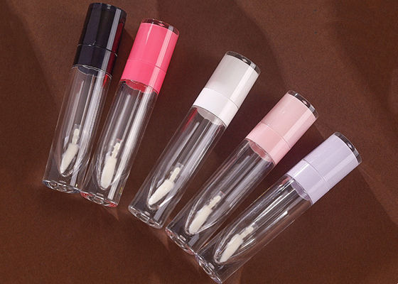Clear 6ml Lip Gloss Bottle Cosmetic Lipgloss Wand Tube Container