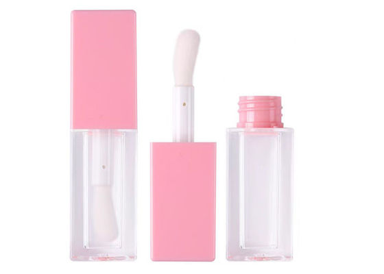 Square 5ml  pink black Empty Lip Gloss Bottle Makeup Lipgloss Tube