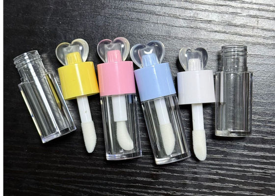 Make Your Own Beauty 4ml Love Shaped Empty Lip Gloss Tubes For Girls