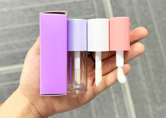 Lovely 4ml Lip Gloss Tube with Lip Oil Container Wrapped in Plastic for Easy Storage