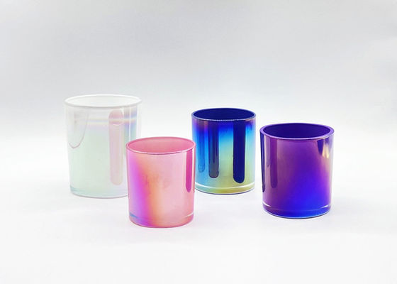 Colorful DIY Soy Wax Chakra Body Crystal Candle Aromatherapy BEESWAX COCONUT Palm Wax Yoga Glass Candle Holder Jar With Lid
