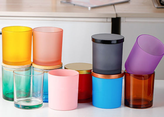 Custom Unique Modern Luxury Candle Jar With Lid Custom Empty Candle Container Glass Jars Luxury for Candle Making