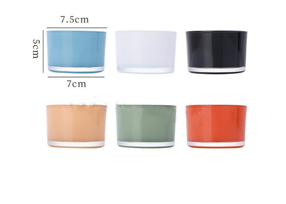 140ml Home Decoration Glass Scented Candle Jars With Lids and Box Sets