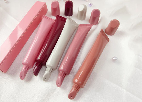 10ml 15ml 20ml PE Extruded Lip Gloss Hose Beautiful Plastic Tube Packaging