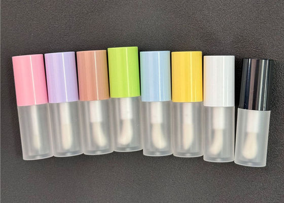 Pink Yellow Clear Blue 4ml Lovely Lip Gloss Tube with Lip Oil Container