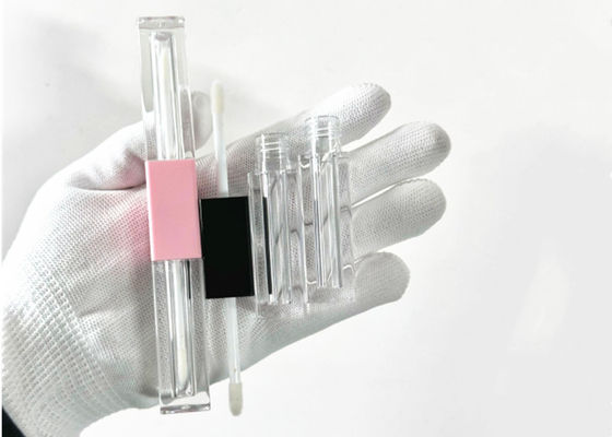AS Empty 1.5ml*2 Square Double Sided Lip Gloss Tube For Makeup Packaging