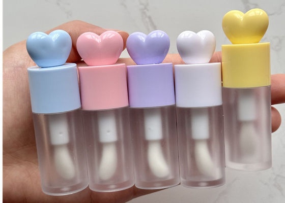 Cute Lip Gloss Bottle Empty Tube 4ml White Yellow Purple pink Blue Lip Gloss Tube Empty Tube Can