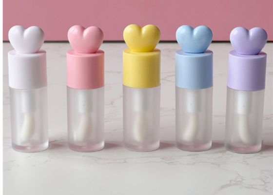 Cute Lip Gloss Bottle Empty Tube 4ml White Yellow Purple pink Blue Lip Gloss Tube Empty Tube Can