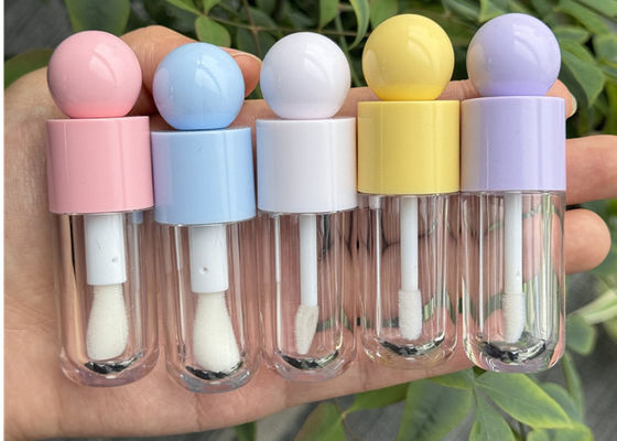 Cute Empty Tube Can Lip Gloss Bottle Empty Tube 5ml White Yellow Purple pink Blue Lip Gloss Tube