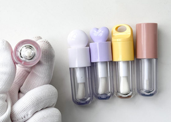 Cute Empty Tube Can Lip Gloss Bottle Empty Tube 5ml White Yellow Purple pink Blue Lip Gloss Tube