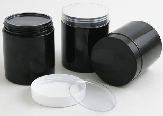 Cosmetic Packing 30g 50g 100g 120g 150g 4oz Black Face Body Cream Body Butter PET Plastic Jars