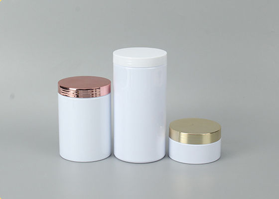 Food Grade Transparent 80ml 100ml 120ml 150ml 250ml 500ml 1000ml Frosted PET Plastic Jar With Gold Lid