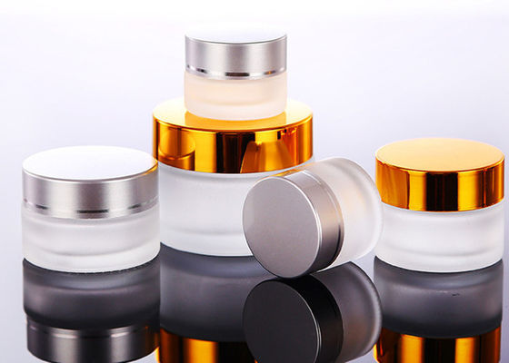 5g 10g 15g 20g 30g 50g 60g 100g 200g Empty Frosted clear Cosmetic Glass Cream Jar with Screw Lid for Skin Care
