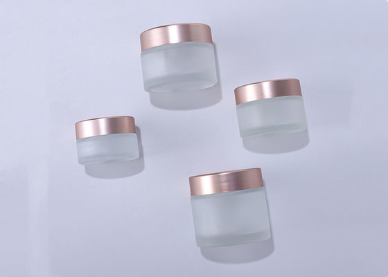 30g Glass Ointment Bottle With Aluminum Cap for Hand Cream Mask 50g Cosmetic Cream Versatile for Chemical Use