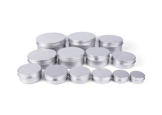 5ml 10ml 20ml 30ml 50ml 60ml 80ml 100ml 150ml 200ml Round Aluminum Cosmetic Tin Container Metal Aluminum Jar