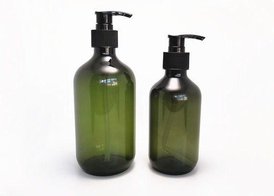 300ml 500ml Amber Green Black Soap Dispenser Bottles Refillable Shampoo Shower Gel Liquid Container Lotion Bottles with Pump