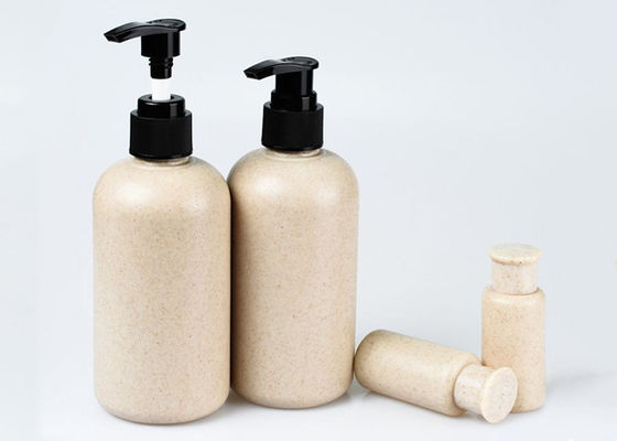 30ml 100ml 250ml 300ml 500ml Biodegradable Cosmetic Wheat Straw Plastic Shampoo Lotion Bottle