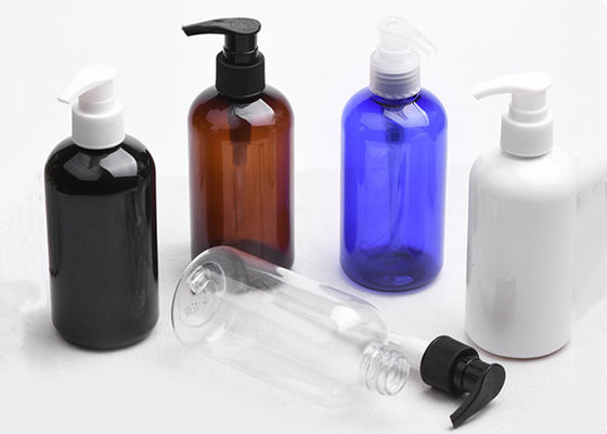250ml clear amber  black Cosmetic Plastic Lotion Bottle For skincare product