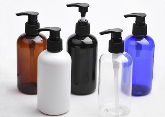 250ml clear amber  black Cosmetic Plastic Lotion Bottle For skincare product