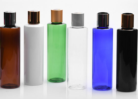 200ml Custom Logo Clear Amber  Black Skincare Plastic flip cover Bottle