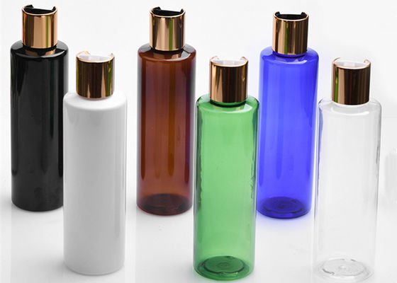200ml Custom Logo Clear Amber  Black Skincare Plastic flip cover Bottle
