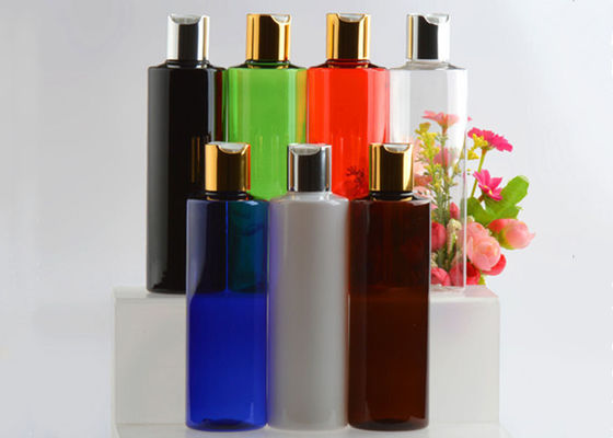 250ml Custom Clear Amber  Black Skincare Plastic flip cover Bottle