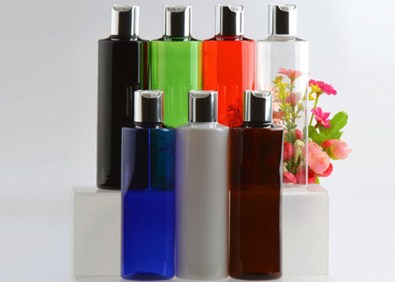 250ml Custom Clear Amber  Black Skincare Plastic flip cover Bottle